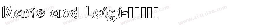 Mario and Luigi字体转换